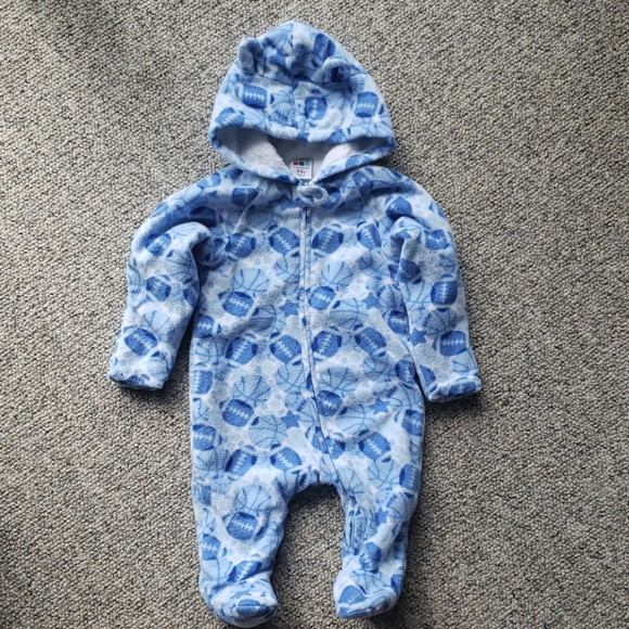 Sport Print Fleece Snowsuit - Picture 1 of 4